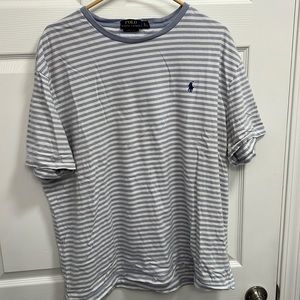 Ralph Lauren Polo Blue/White Stripe Men’s XL Shirt